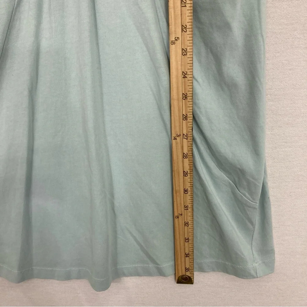 L*Space Blue Mint Stretch Sleeveless Twist Front Athleisure Mini Dress Large - Picture 9 of 12